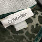 NWT Womens Green Animal Print V-Neck Long Sleeve Back-Zip Wrap Dress Sz 2P image number 3