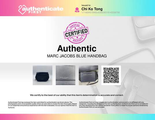 Marc Jacobs Blue Handbag image number 9