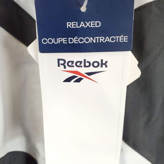 Reebok Women Black/White Cropped Jacket XL NWT image number 5