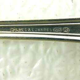 Vintage Holmes & Edwards Jamestown Silver Plate Flatware W/ Monogram & Case alternative image