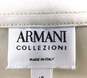 Armani Collezioni Antinea SRL Women's Classic Shiny Latte Color Blouse NWT Size 10 with COA image number 5