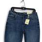 NWT Womens Blue Denim Dark Wash Mid Rise Slim Fit Bootcut Jeans Size 10 image number 3