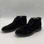 Mens Black Oliver Suede Round Toe Lace Up Ankle Chukka Boots Size 10 image number 2