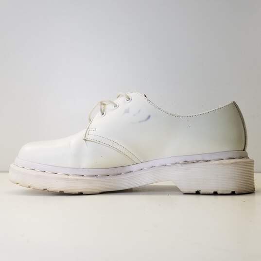 Dr. Martens Leather 1461 Mono Lace Up Shoes White 6 image number 2
