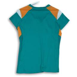 NFL Womens Aqua White Orange Dolphins Jersey Size XL alternative image