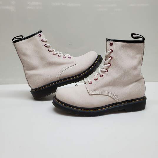 WOMEN'S DR. MARTENS 1460 BEJEWELLED COMBAT BOOTS SIZE 10 image number 1