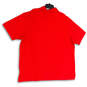 NWT Mens Red Short Sleeve Spread Collar Button Front Golf Polo Shirt Sz 2XB image number 2