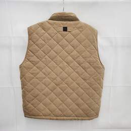 NWT Rainforest WM's Hazelnut Polyester Blend Beige Puffer Vest Size M alternative image