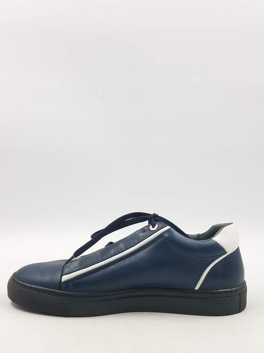 Authentic Brioni Navy Court Sneaker M 7 image number 2