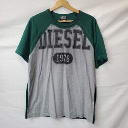 Diesel Gray and Green 1978 T-Shirt Size XXL