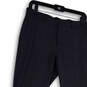 Mens Blue Plaid Flat Front Slash Pockets Straight Leg Dress Pants Sz 30x30 image number 3