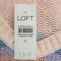Loft Women Color Block Sweater XL NWT image number 4