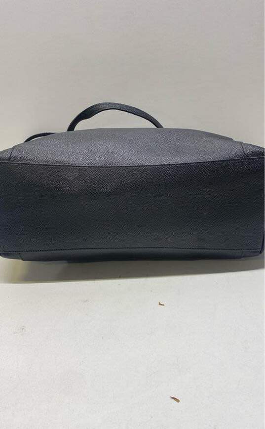 Coach Pebble Leather Ava Tote Shoulder Bag Black image number 3