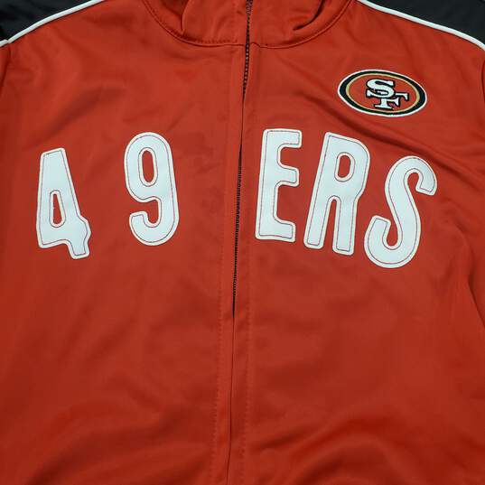 NFL Women SF 49ers Track Jacket L NWT image number 6