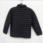 Boys Black Powder Lite Omni-Heat Lined Full-Zip Puffer Jacket Size Medium image number 2