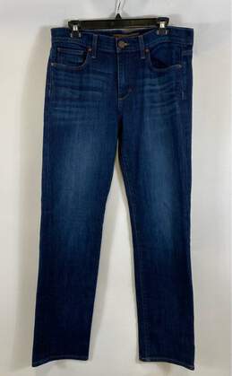 Joe's Mens Blue 5 Pocket Design Dark Wash Denim Straight Leg Jeans Size 33