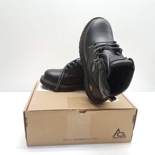 Ace Work Boots Providence St Women's Boots Black Size 7 image number 1