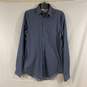 Men's Blue Grey Calvin Klein Button-Up Shirt, Sz. M (15-34/35) image number 1
