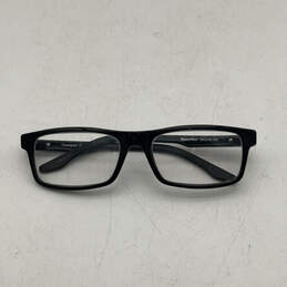 Unisex Adults Black Red Full Rim Rectangular Shape Reading Eyeglasses