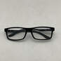 Unisex Adults Black Red Full Rim Rectangular Shape Reading Eyeglasses image number 1
