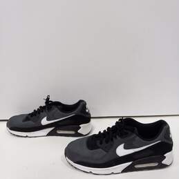 Men's Nike Air Max 90 Black/White/Gray Sneakers Size 14 alternative image