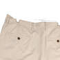 NWT Mens Khaki Climalite Flat Front Slash Pocket Chino Short Size 36 image number 4