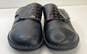 Finn Comfort Leather Croc Embossed Sandals Slides Shoes Size 41 image number 4