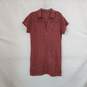 PrAna Maroon Organic Cotton Short Sleeve Midi Dress WM Size S image number 1