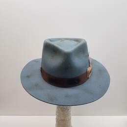 Straw & Wool Hat Ori Collection- The Idlewild Size Large, Blue alternative image