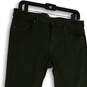 Womens Green Denim Dark Wash Stretch Pockets Skinny Leg Jeans Size 12 image number 3