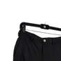 Womens Black Flat Front Multiple Pockets Straight Leg Snow Pants Size 6 image number 3