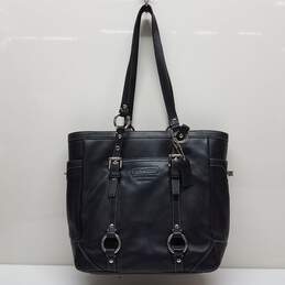 Coach Leatherware Gallery Black Leather Lunch Tote F11524