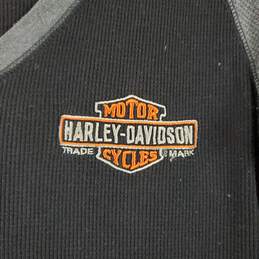 Harley Davidson Women's Black/Gray Long Sleeve SZ M alternative image