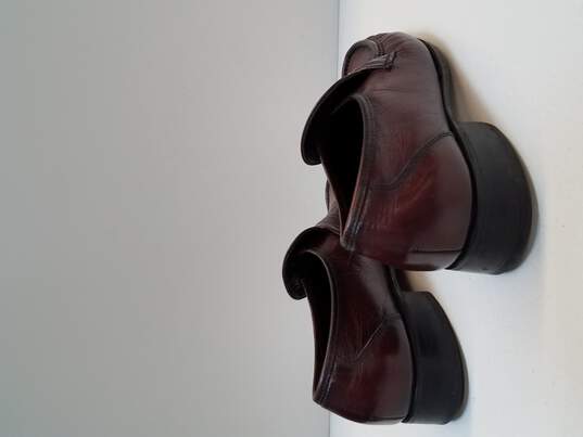 Florsheim Riva Burgundy Shoes Leather Loafers Men's Size 8D image number 4