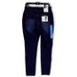 NWT Womens Blue Denim Stretch Heidi Pull-On Skinny Leg Jeans Size 10 image number 2