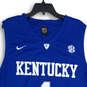 Mens Blue Kentucky Wildcats Devin Booker #1 NBA Pullover Jersey Size XXL image number 3