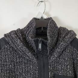 John Varvatos Women's Black Zip-Up Sweater SZ XL alternative image