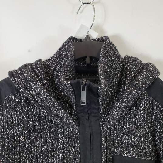 John Varvatos Women's Black Zip-Up Sweater SZ XL image number 2