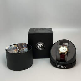 Designer Citizen Eco-Drive J810-S108667 Round Dial Analog Wristwatch w/Box