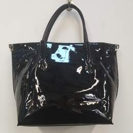 Armani Exchange Patent Tote Bag Black alternative image