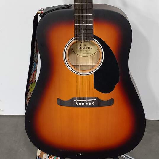 Fender FA Series Acoustic Guitar Brown/Darker Brown Model FA-125/SB image number 2