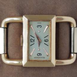 Jaeger-LeCoultre Etrier 519057 A 18K Gold Stirrup Style Case Vintage Manual Wind Watch  24.4g