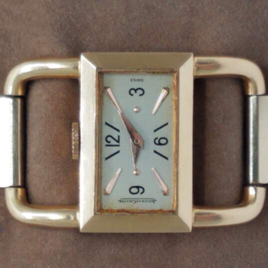 Jaeger-LeCoultre Etrier 519057 A 18K Gold Stirrup Style Case Vintage Manual Wind Watch  24.4g image number 1