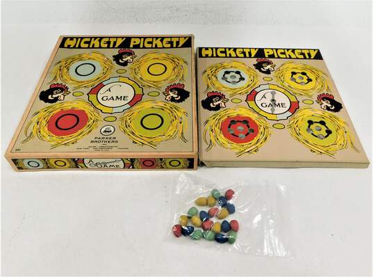 Lot of  2 Vintage  Children's Game Hi-ho Cherry O and Hickety Pickety image number 3