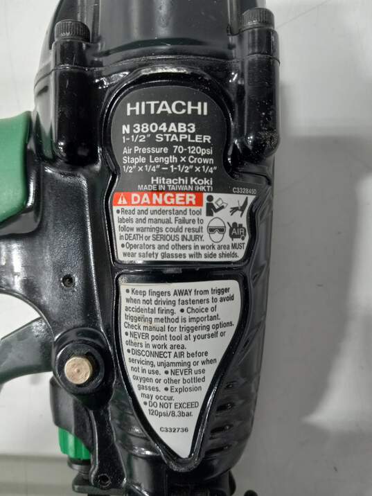 Hitachi Narrow Crown Stapler N3804AB3 In Case image number 4