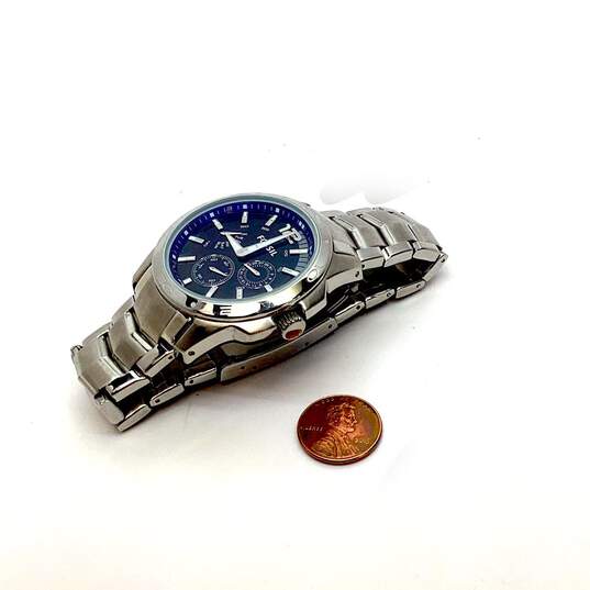 Designer Fossil BQ9346 Stainless Steel Round Dial Quartz Analog Wristwatch image number 3