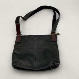 Womens Green Brown Inner & Outer Pockets Adjustable Strap Zip Crossbody Bag