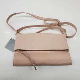 Nordstrom Pink Dust Leather Foldover Wallet Crossbody Bag NWT