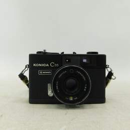 Konica C35 Black Automatic Point & Shoot 35mm Film Camera