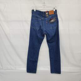 Levi's Blue Cotton High Rise Skinny Jeans WM Size 26x28 NWT alternative image